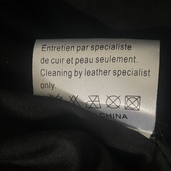 IRO Black Suede Zippered Bomber Jacket for Women - Picture 7 of 9